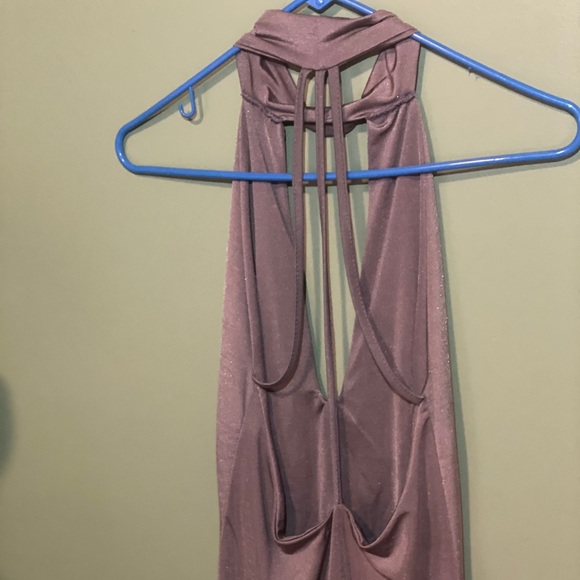 Backless midi with shimmer detail - Picture 8 of 15